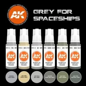 Ak Interactive 3Gen Sets - Grey For Spaceships