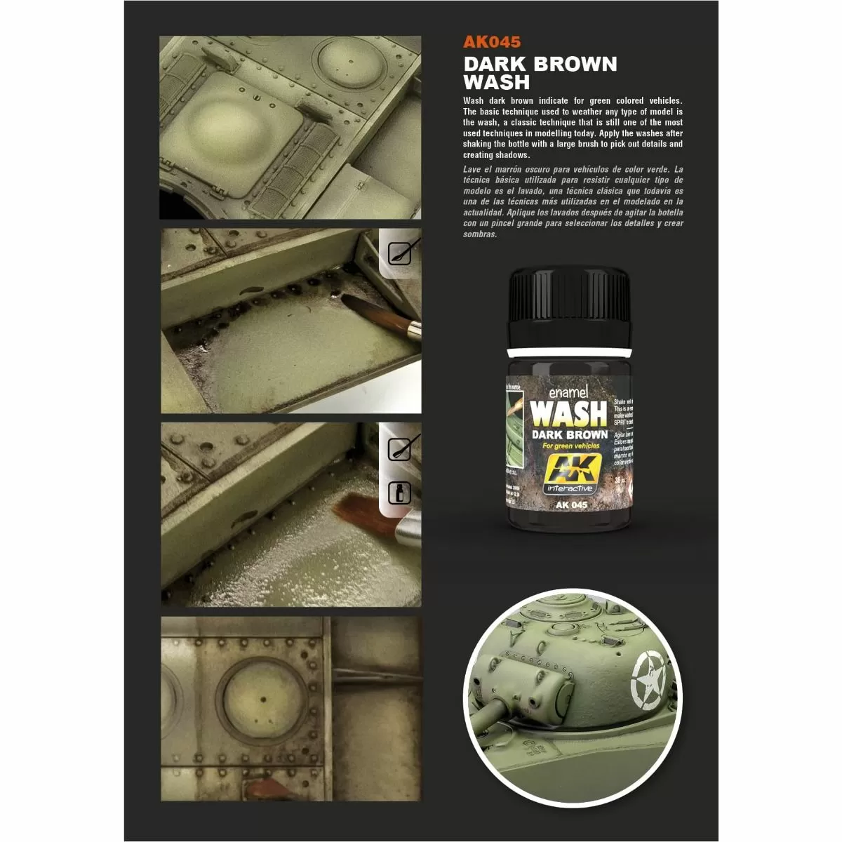 AK Interactive 064 - Weathering Set for Green Vehicles