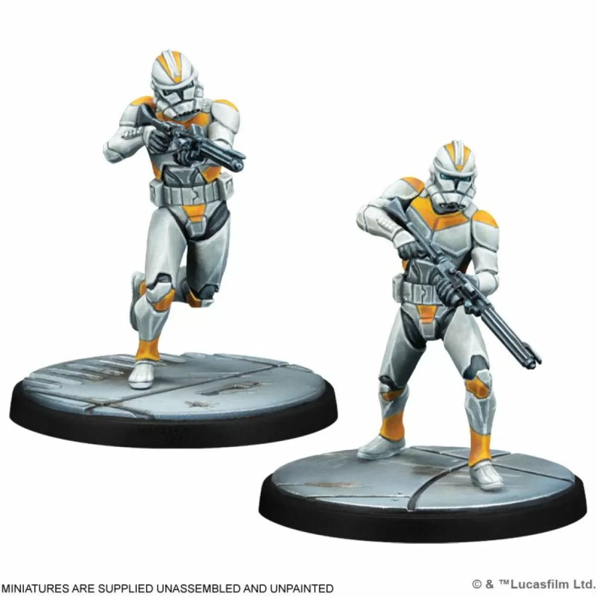 Pro painted Star Wars Legion Republic Clone troopers Phase II squad  miniatures