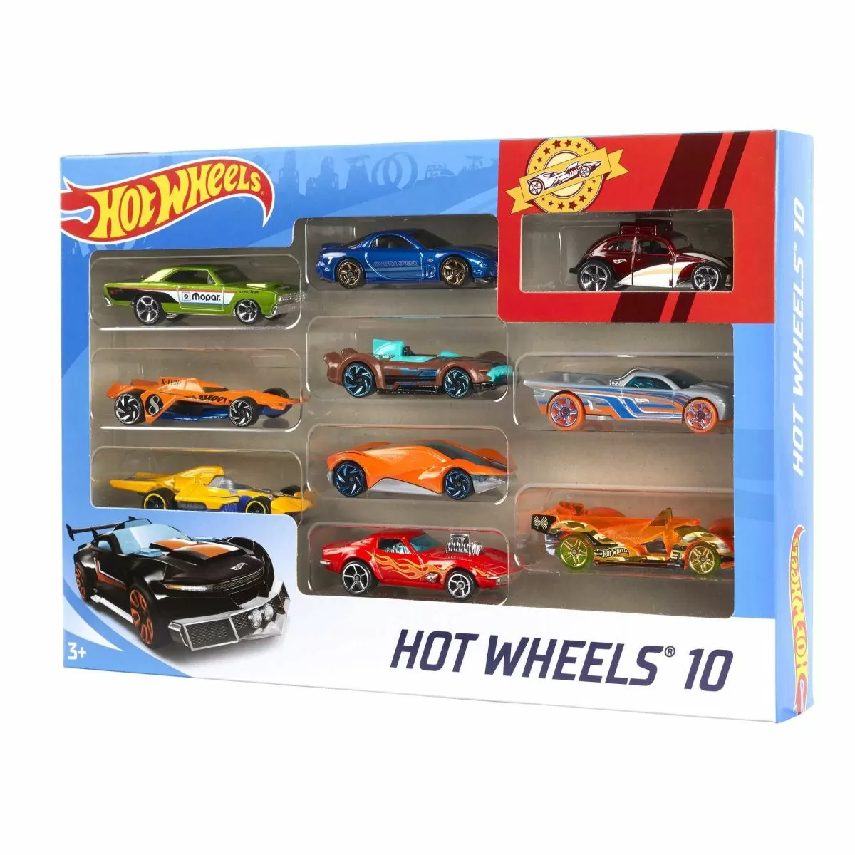 Hot wheels 10 cheap car pack