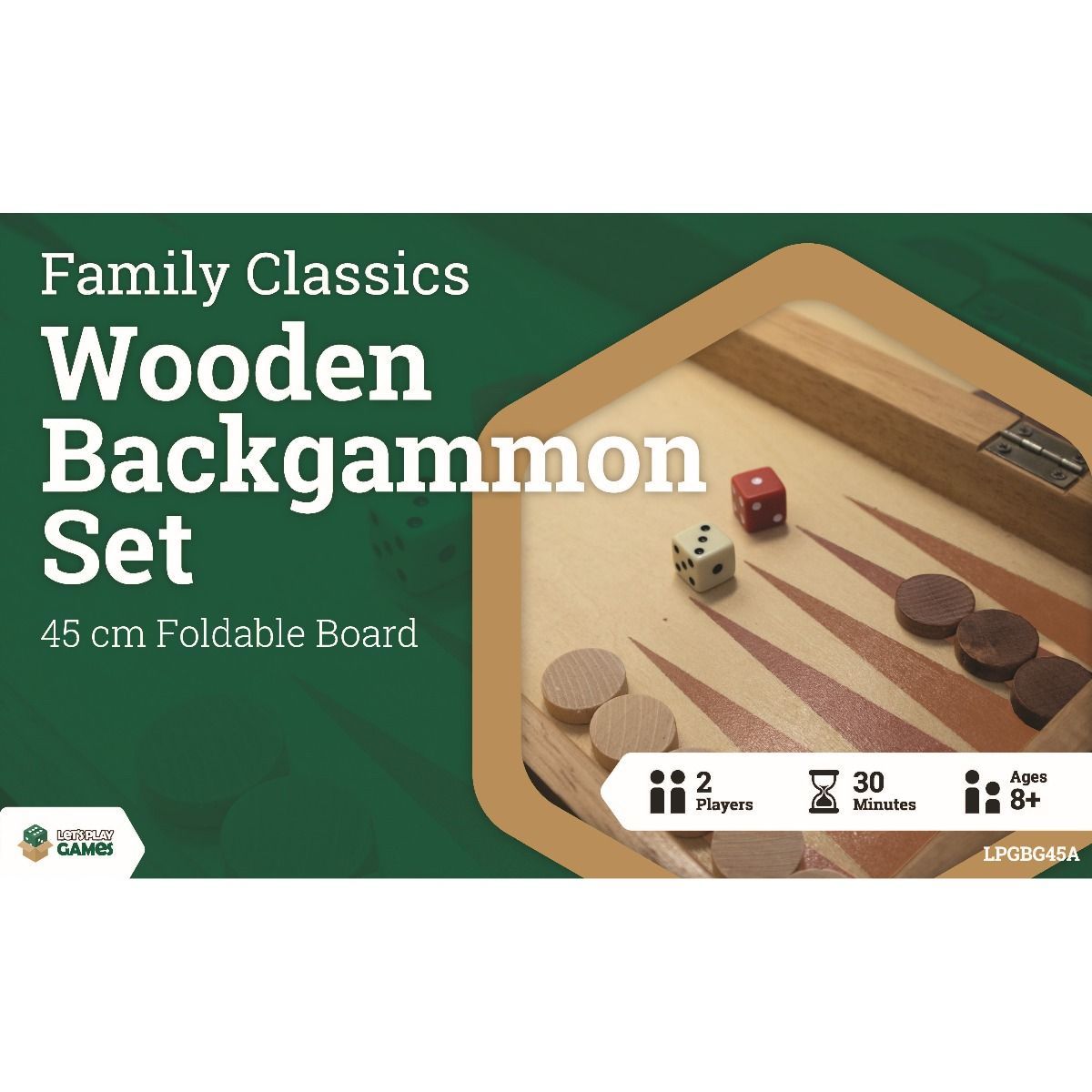 LPG Wooden Backgammon